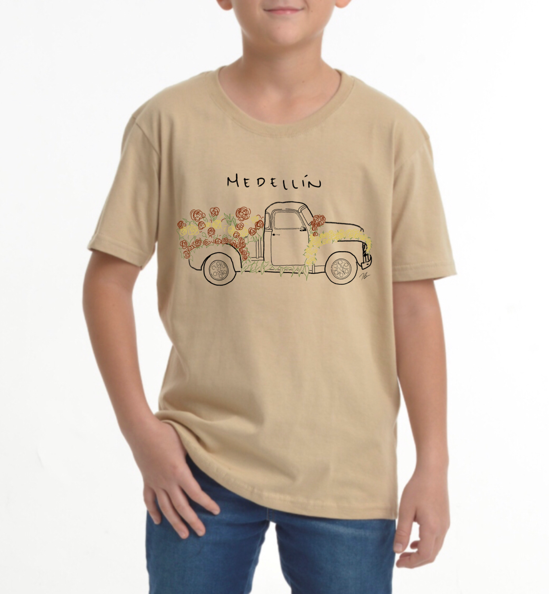 #07 Camiseta “Flores sobre ruedas” – Feria de Medellín