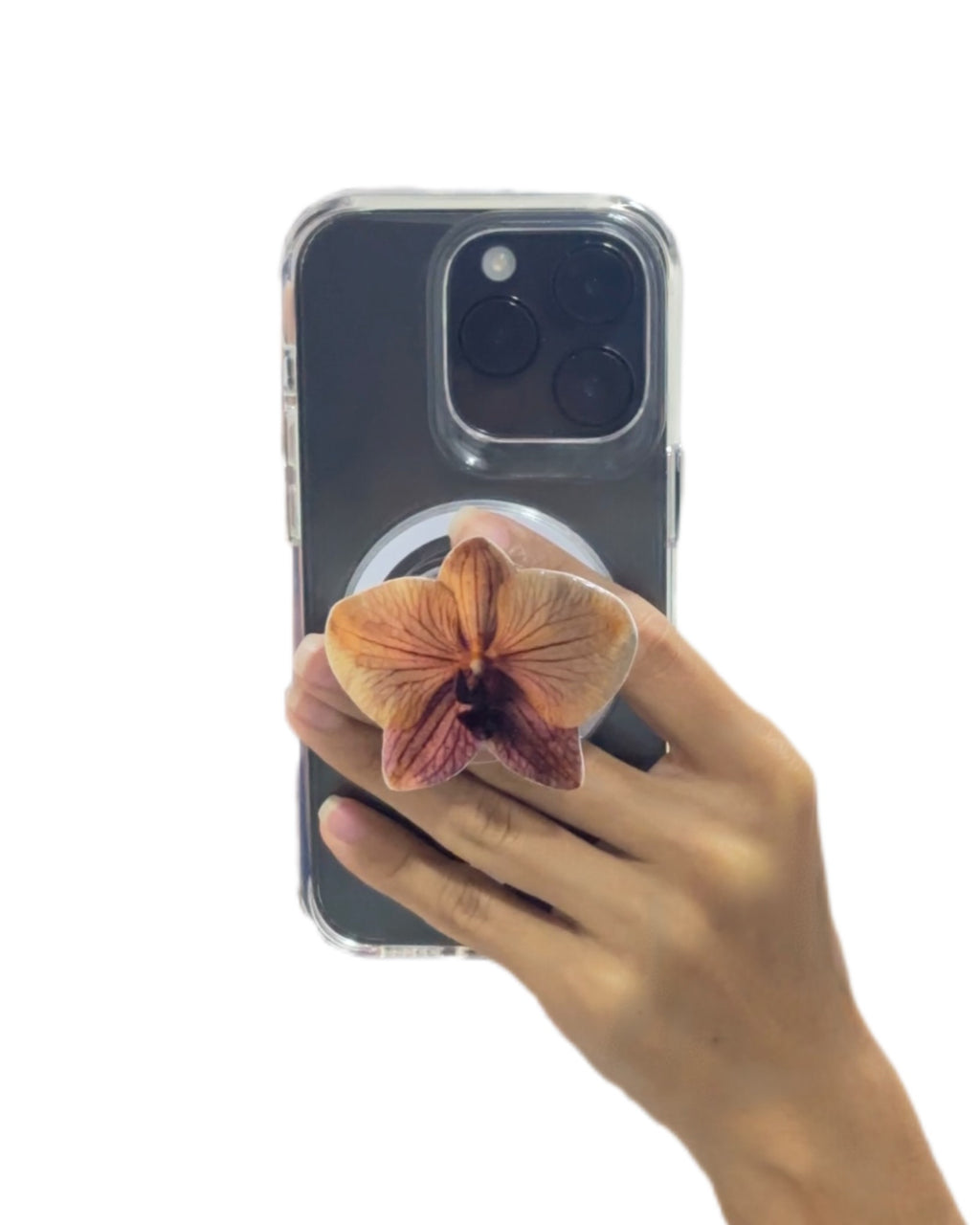 #01 Holder PopSocket - Colección Florecer - Naranja