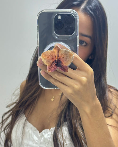#01 Holder PopSocket - Colección Florecer - Naranja